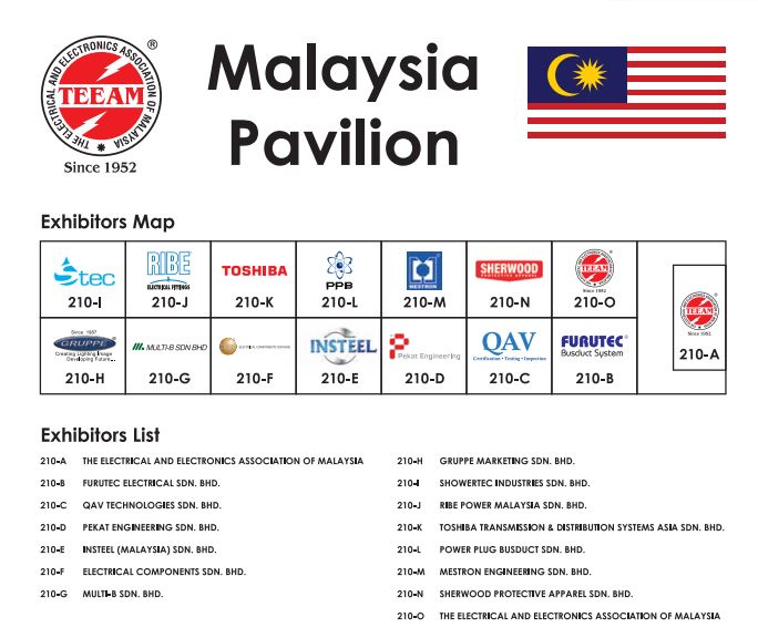 TEEAM Malaysia Pavilion 3E XPO 2022 Philippines The Electrical and